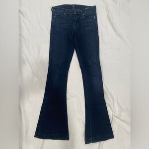 Free People Dark Blue Flare Jeans